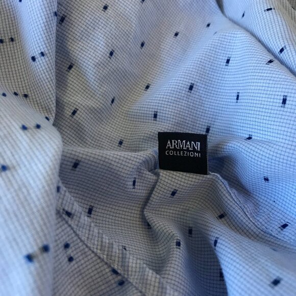 ARMANI COLLIZIONI MENS SHIRT SIZE L - Picture 4 of 8